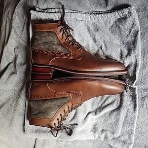 warner shearling boot